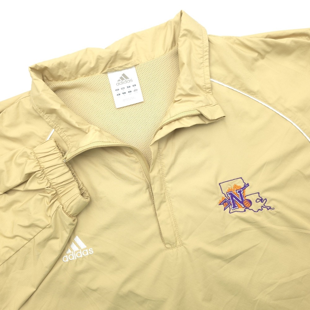 Adidas Men XL‎ Windbreaker Northwestern State University Demons L/S Full Zip